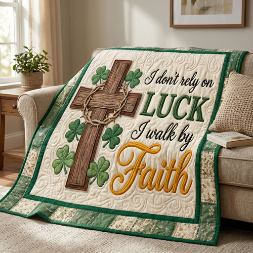 Faith Over Luck WN1704008CL Quilt