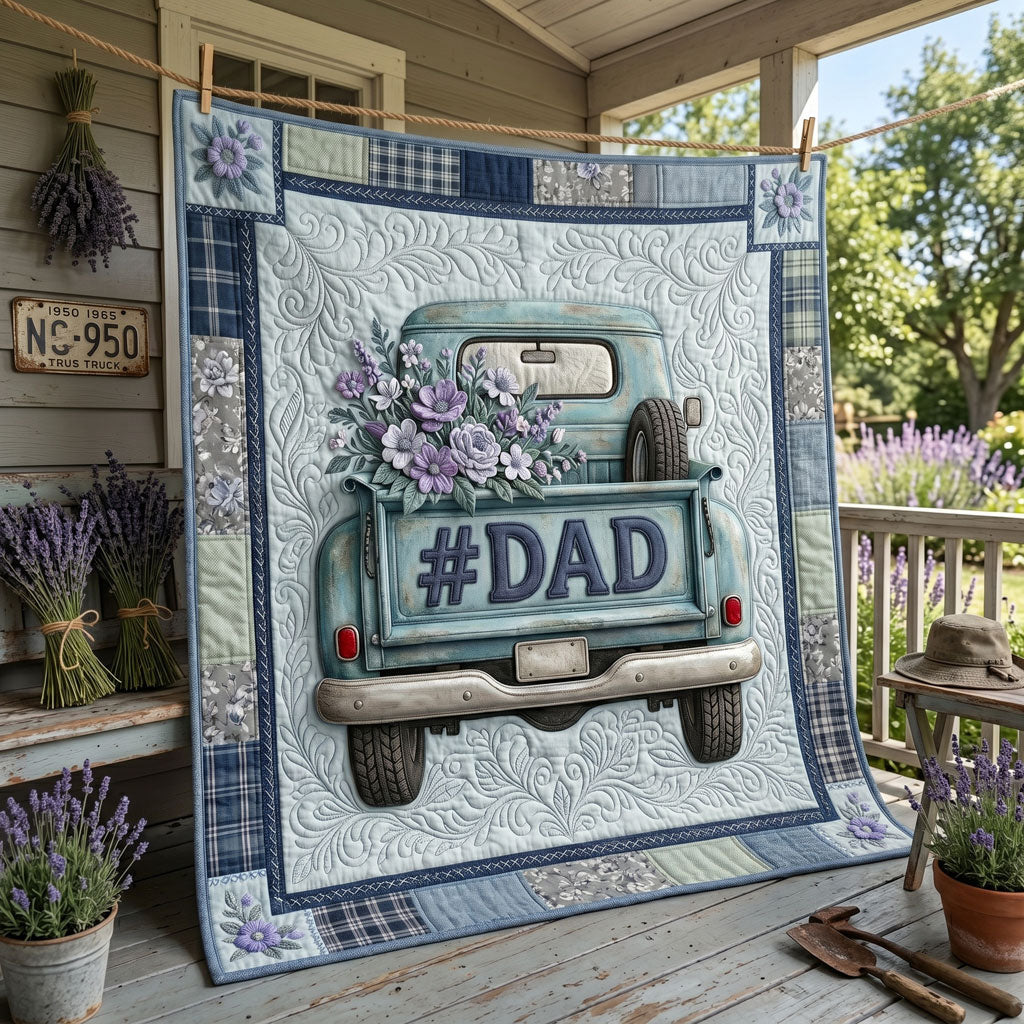 Lavender Truck For Dad WN1506011CL Quilt