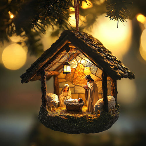 Nativity Blessed Moment WN2911058CL Christmas Ornament