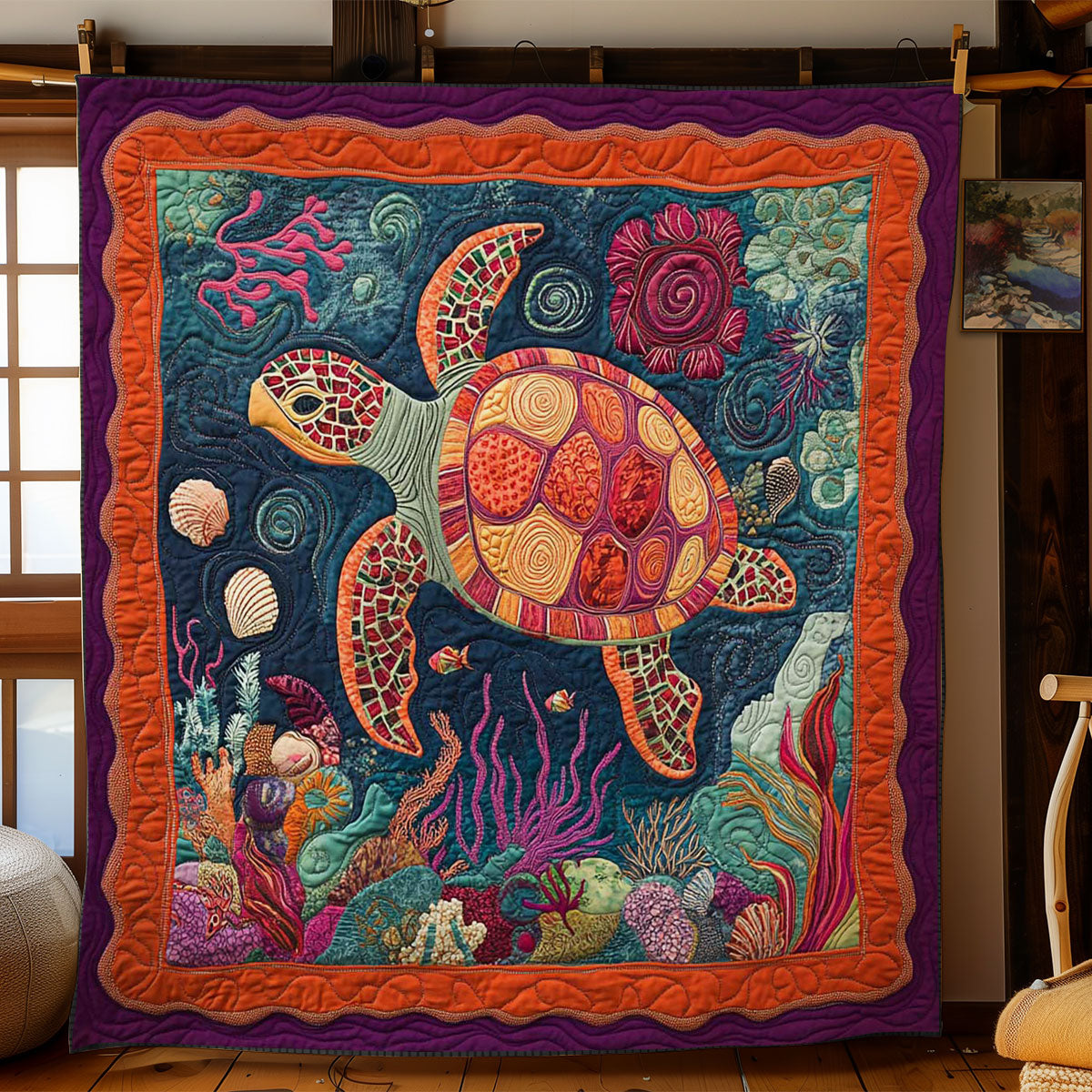 Dream Turtle WN1404014CL Quilt