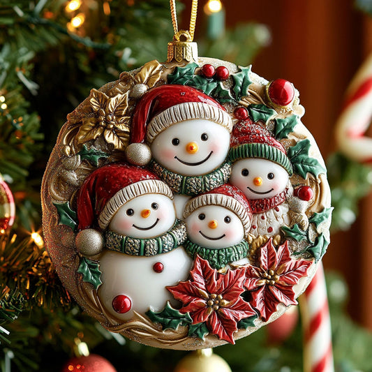 Holiday Snowman CW2410032CL Christmas Ornament