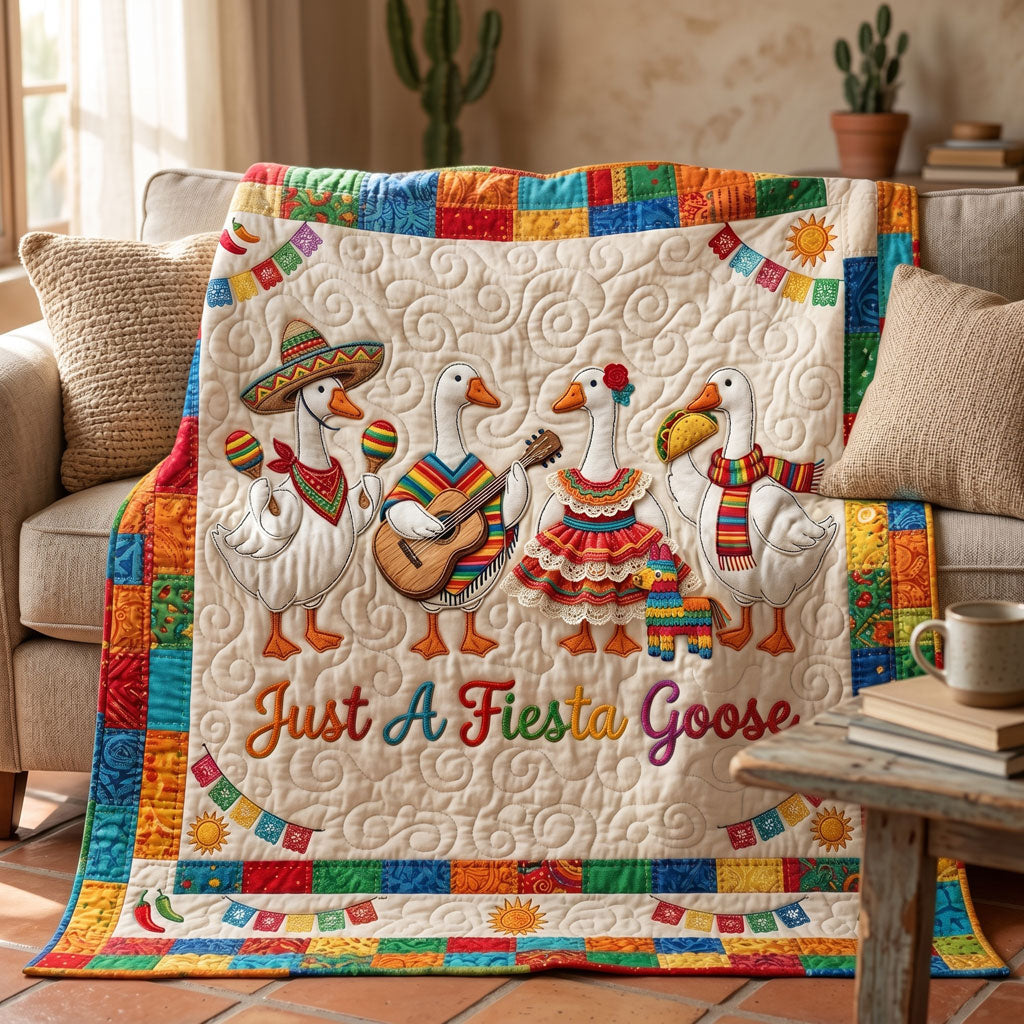 Fiesta Goose Squad WN1804006CL Quilt
