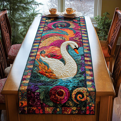 Celestial Plumage WJ1707036CL Quilted Table Runner