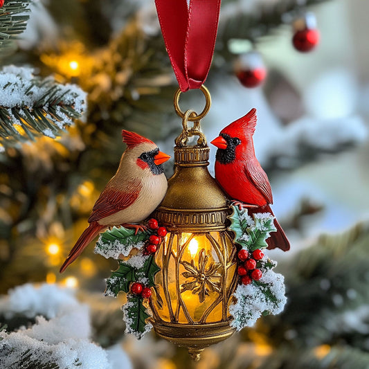 Lantern Love Cardinal WN2110067CL Christmas Ornament