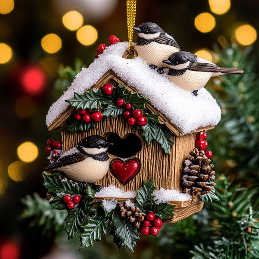 Little House Chickadee WN2210038CL Christmas Ornament