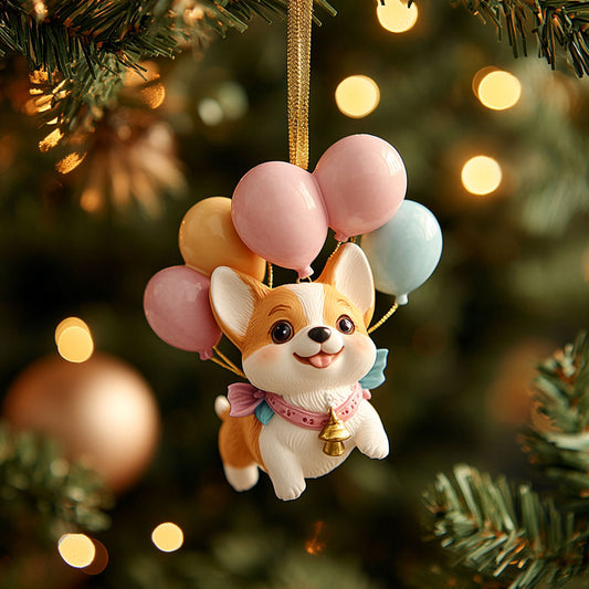 Sky Corgi WN1610103CL Christmas Ornament