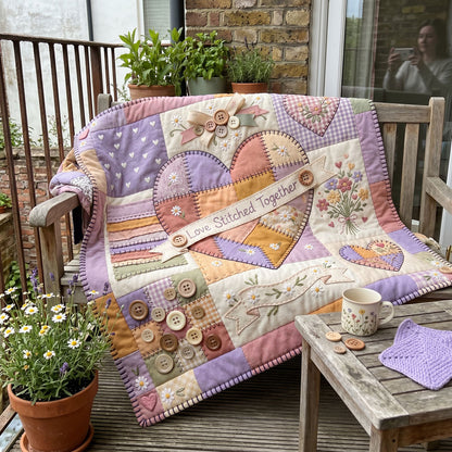 Love Stitched Together WN0506009CL Quilt