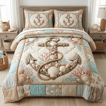 Seashell Anchor XR2105004CL Duvet Cover Set