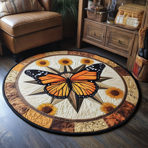 Monarch Compass LT1510018CL Quilted Round Mat