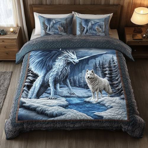 Snowbound Dragon WN0701088CL Duvet Cover Set