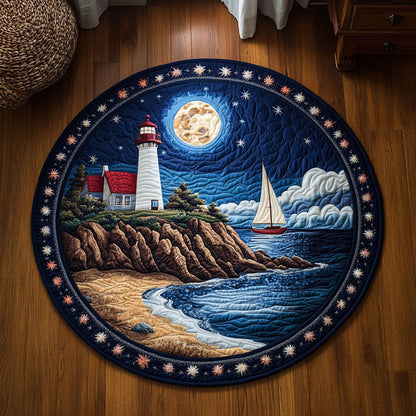 Guided By Starlight WJ0506040CL Quilted Round Mat