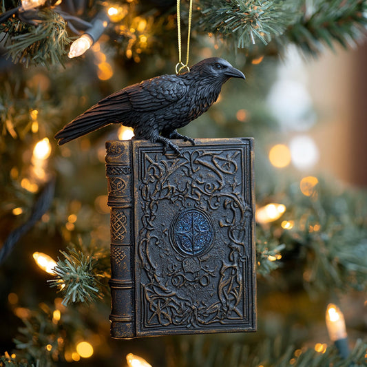 Gothic Raven CP2711019CL Christmas Ornament