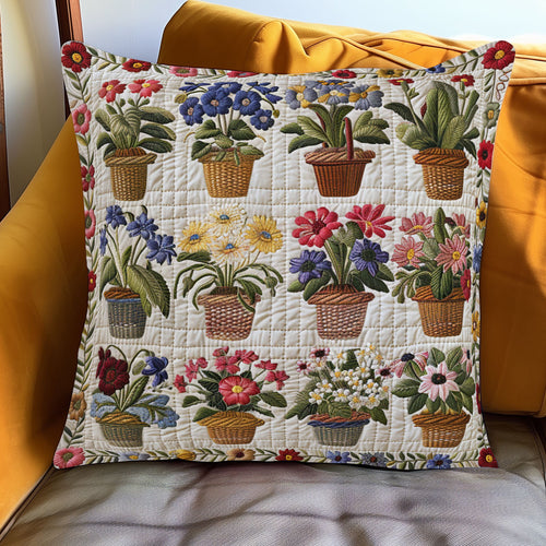 Beautiful Flower Cottage WJ0901092CL Quilt Pillow Case