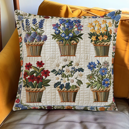 Beautiful Flower WJ0901093CL Quilt Pillow Case