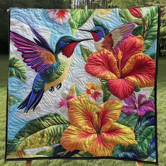 Beautiful Hummingbirds WJ1212102CL Quilt