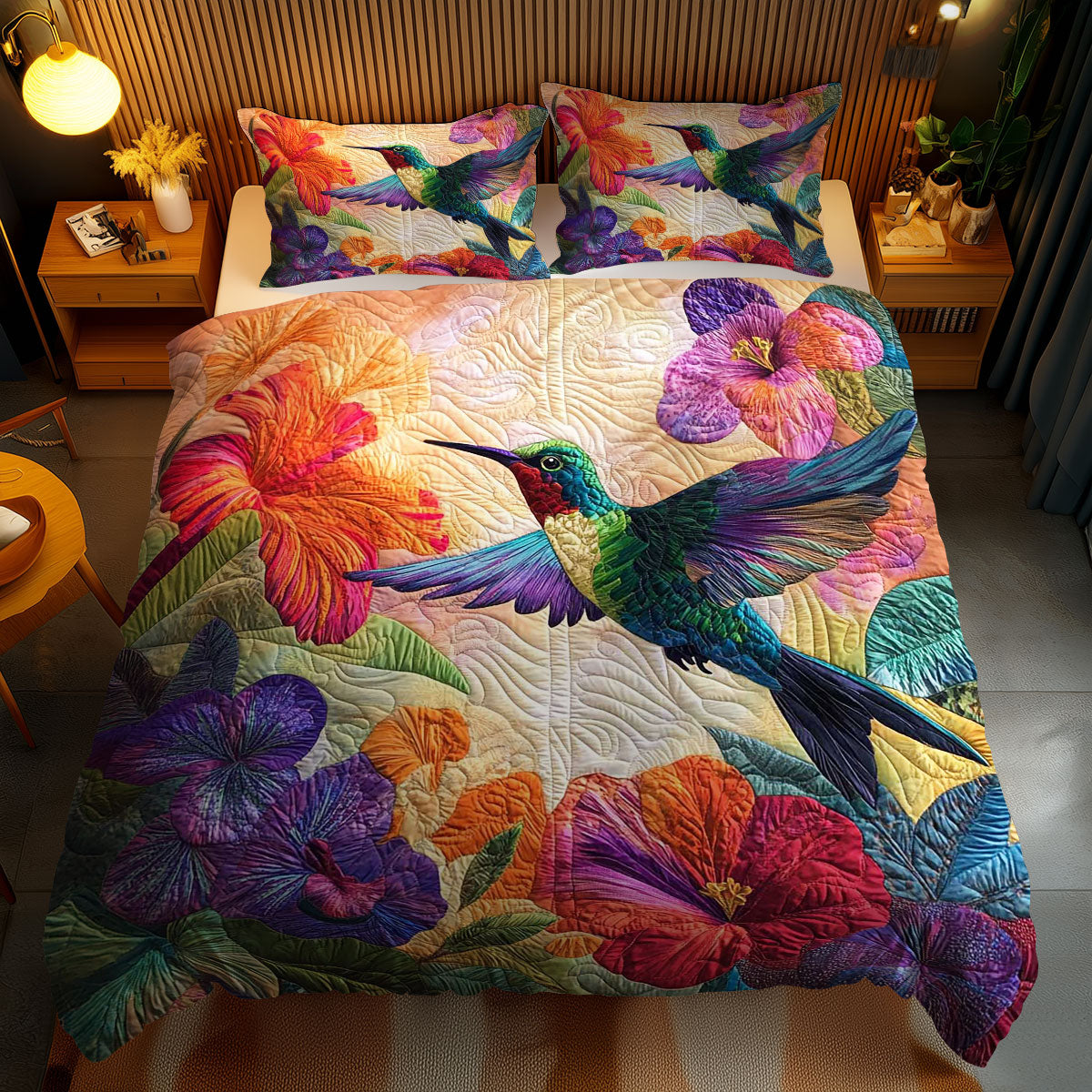 Garden Hummingbird WN0502067CL Duvet Cover Set