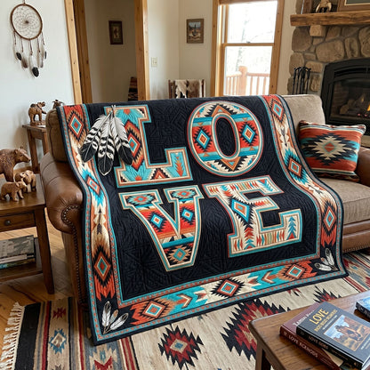 Rustic Tribal Love WN1106010CL Quilt