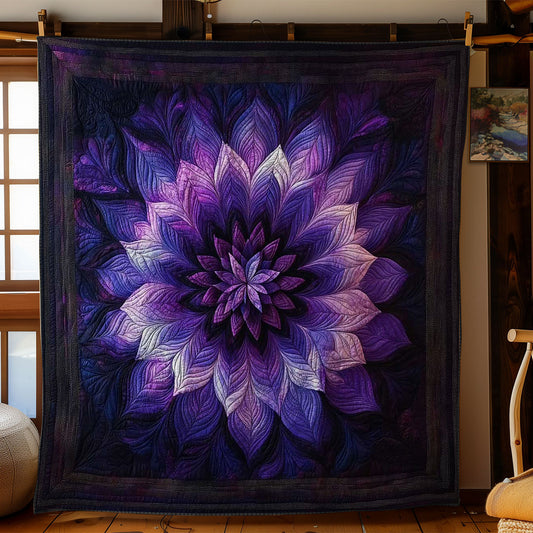 Royal Purple Flower WN1303066CL Quilt