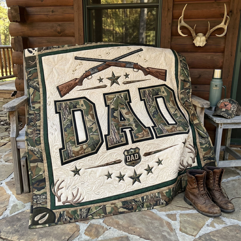 Camo Hunting Dad Heritage WN1006005CL Quilt