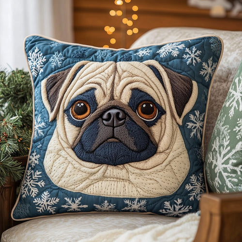 Lovely Pug XR2910006CL Quilt Pillow Case
