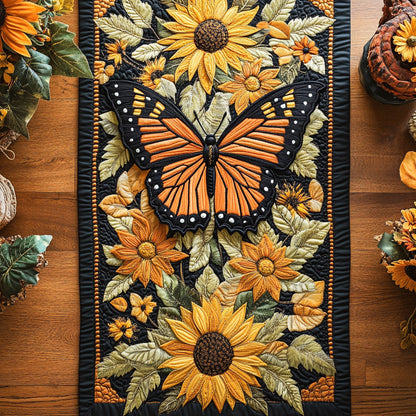 Goldenwing Butterfly WN0107040CL Quilted Table Runner