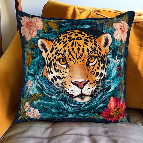 Emerald Leopard CP1401005CL Quilt Pillow Case