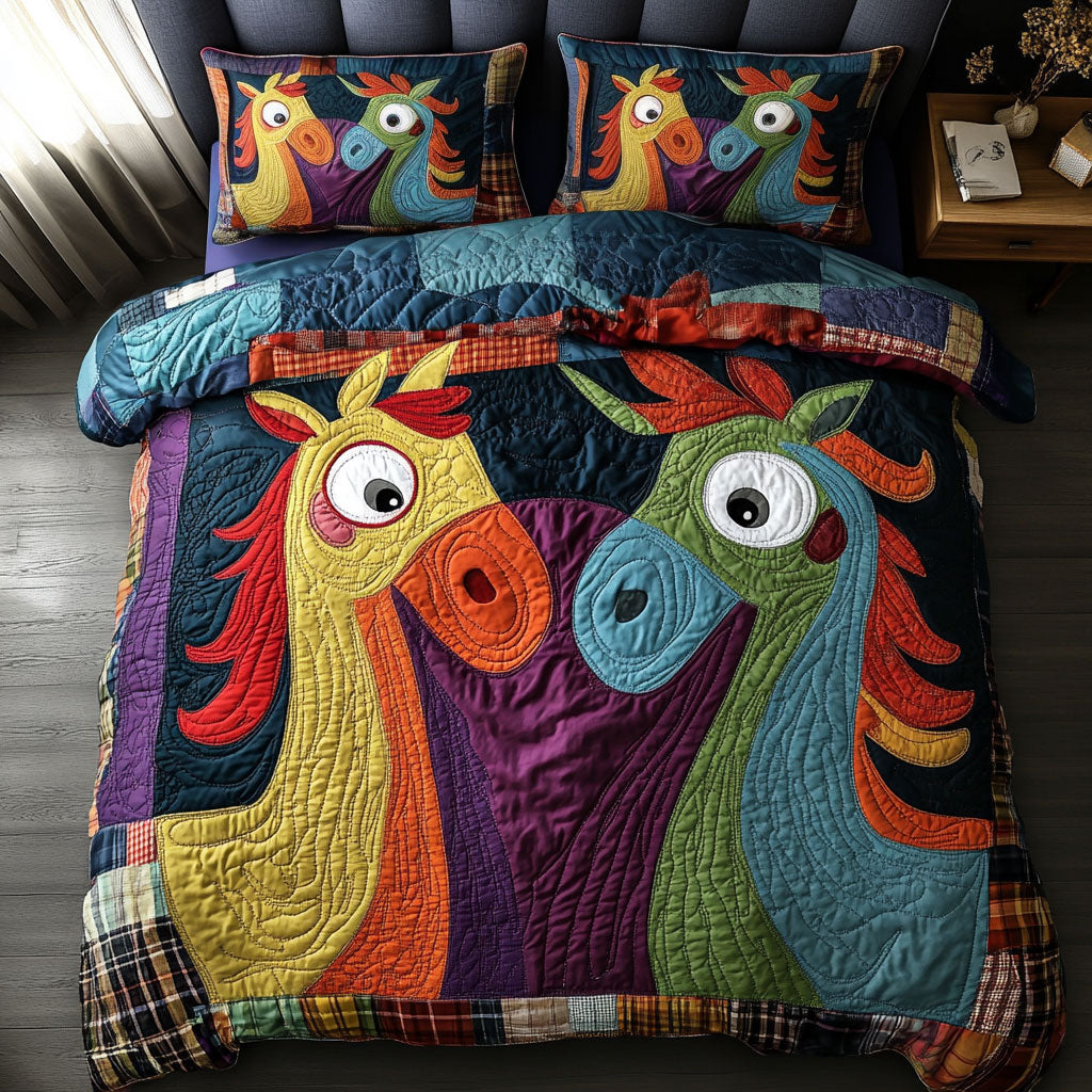 Joy Patch Horse WN0601048CL Duvet Cover Set