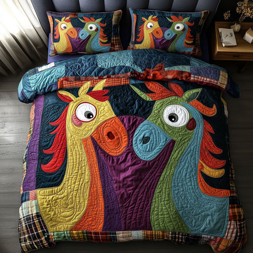 Joy Patch Horse WN0601048CL Duvet Cover Set