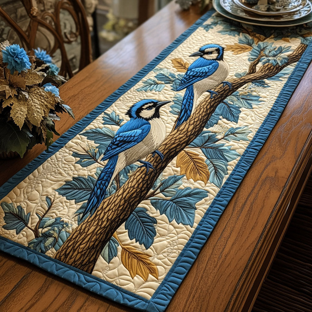 On Oak Trunk CP0505028CL Quilted Table Runner