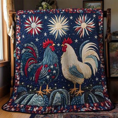 Firework Rooster WN1702019CL Quilt