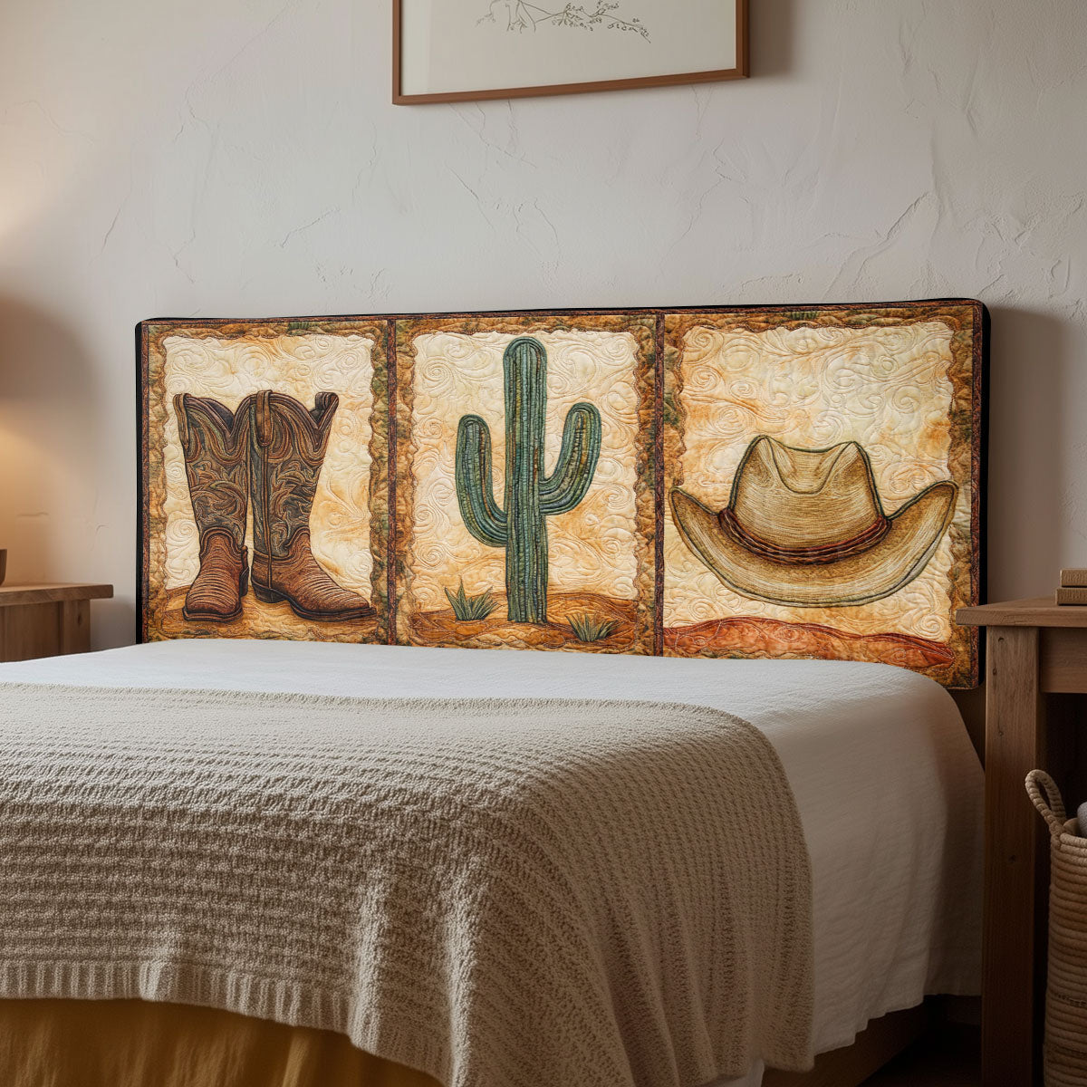 Western Desert CW2912041CL Quilted Headboard Slipcover