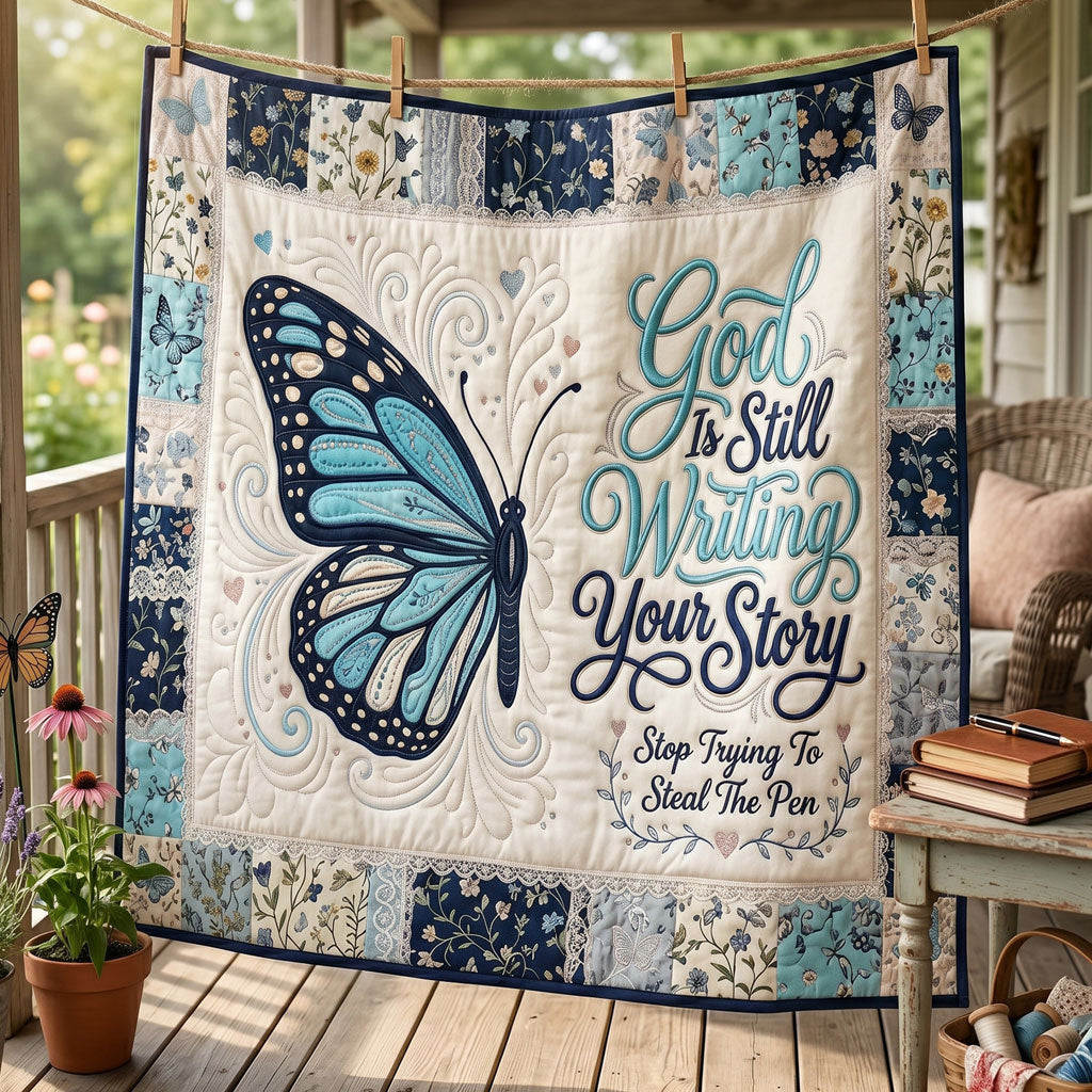 Faith Butterfly WN2605006CL Quilt