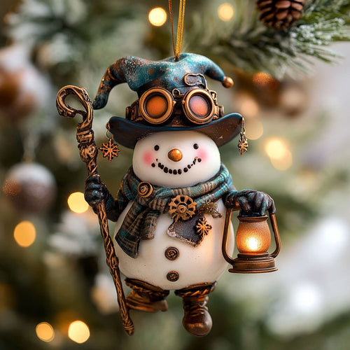 Snowman Steam Glow WN0812111CL Christmas Ornament