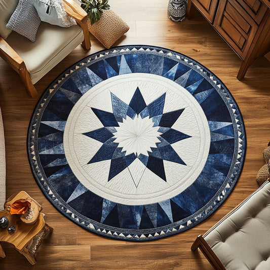 Curved Skyfall WN0407092CL Quilted Round Mat
