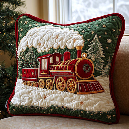 Christmas Eve Train CW0110053CL Quilt Pillow Case