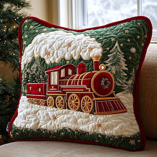 Christmas Eve Train CW0110053CL Quilt Pillow Case