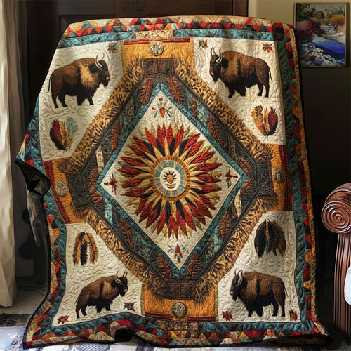 Bison Totem Strength WJ0801017CL Quilt