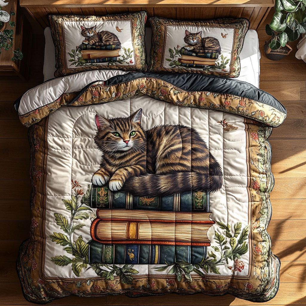 Bookish Purr WJ2711022CL Duvet Cover Set