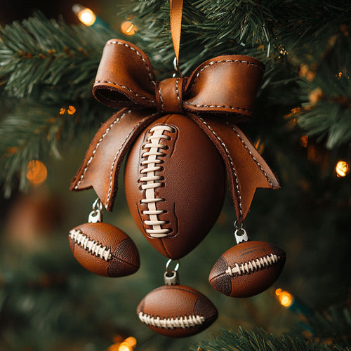 Bow Rugby WJ2611062CL Christmas Ornament