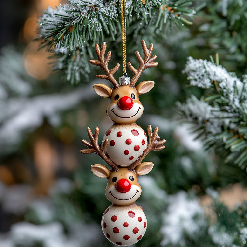 Bumper Reindeer WJ2611064CL Christmas Ornament