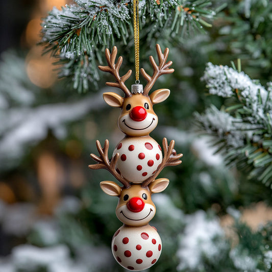 Bumper Reindeer WJ2611064CL Christmas Ornament