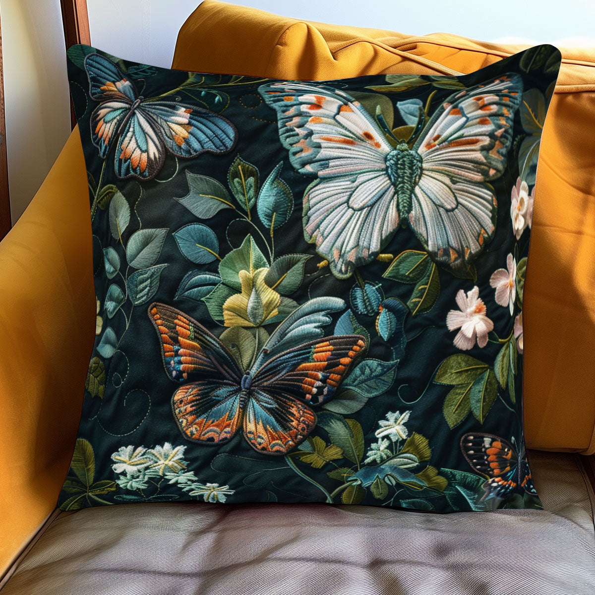 Butterfly In The Forest WJ1301070CL Quilt Pillow Case