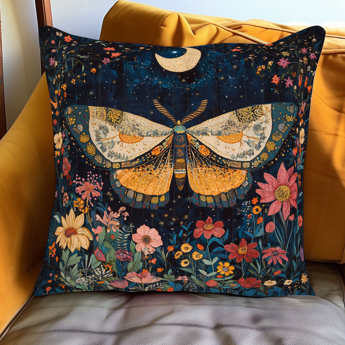 Butterfly Night WJ1301072CL Quilt Pillow Case