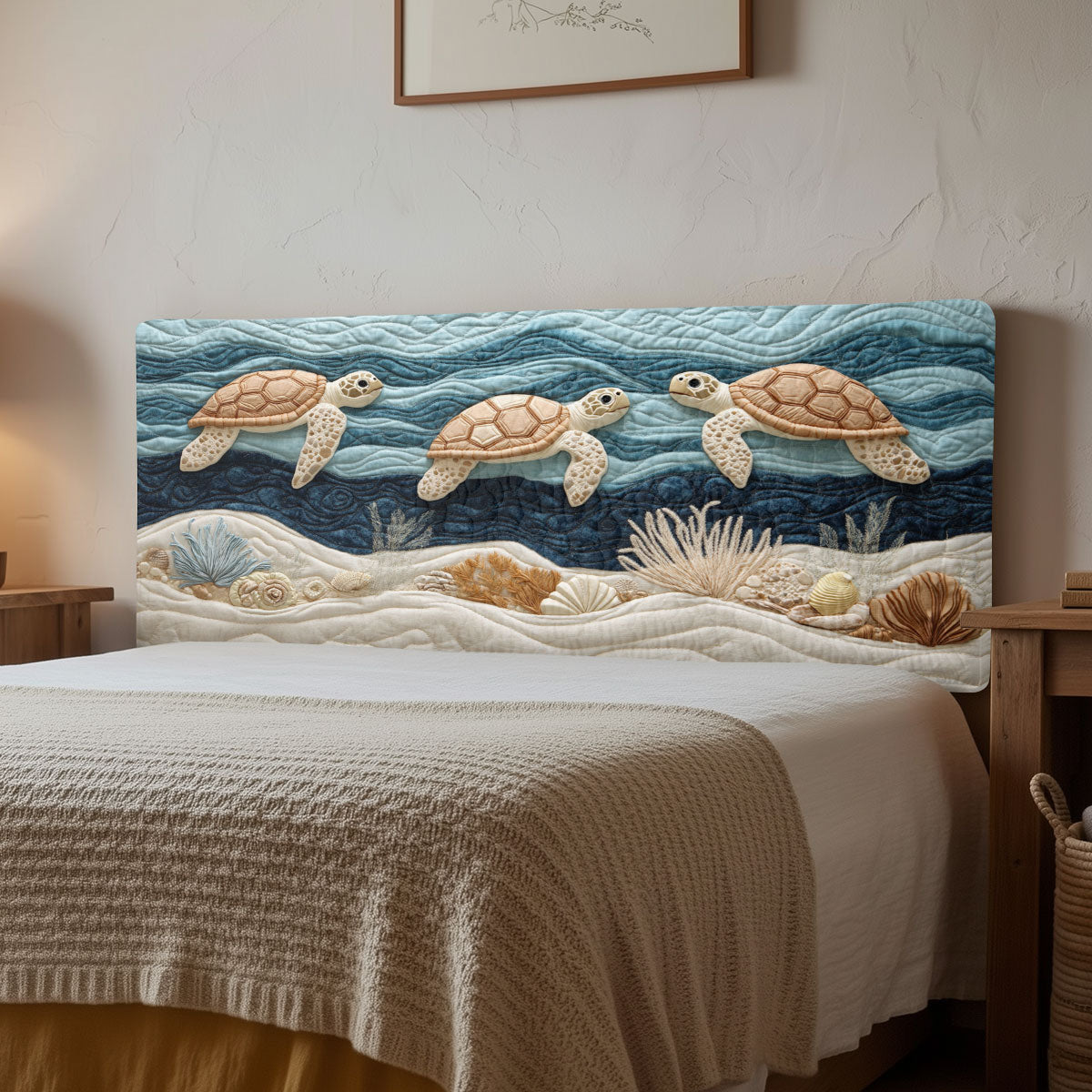 Turtle Dream CW1312023CL Quilted Headboard Slipcover