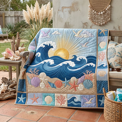 Coastal Sunrise WN2605005CL Quilt