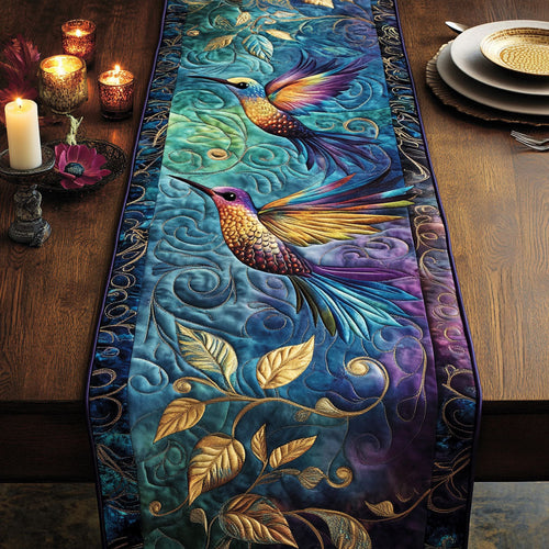 Mystic Hummingbird CW1605175CL Quilted Table Runner