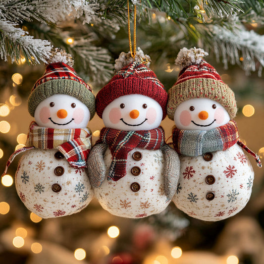 Snowman Winter Friends WN0812118CL Christmas Ornament
