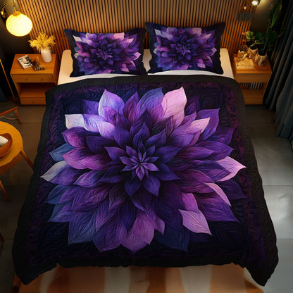 Dusky Violet Flower WN1303140CL Duvet Cover Set