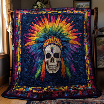 Aztec Skull WN0702053CL Quilt