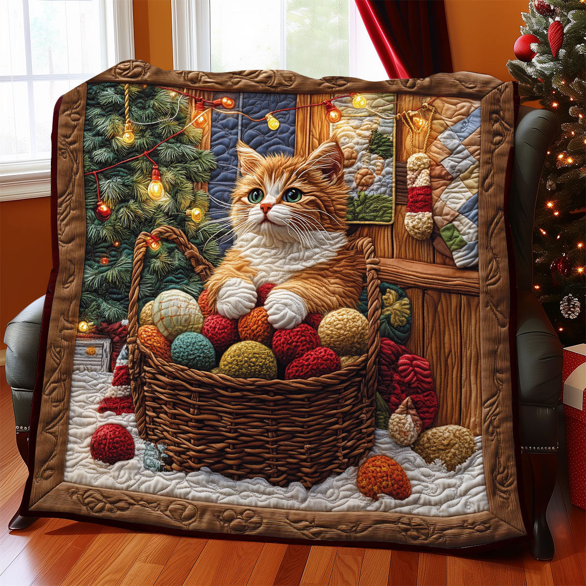 A Purrfect Holiday Twist WJ0312006CL Quilt